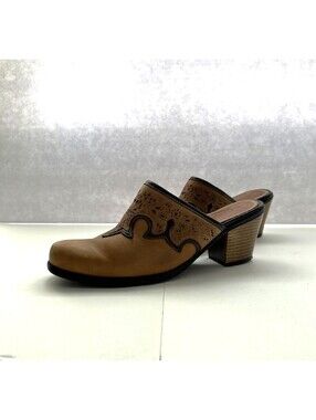 Womens Sonora Double H Cowgirl Bismark Snip toe Mule Western Size 7